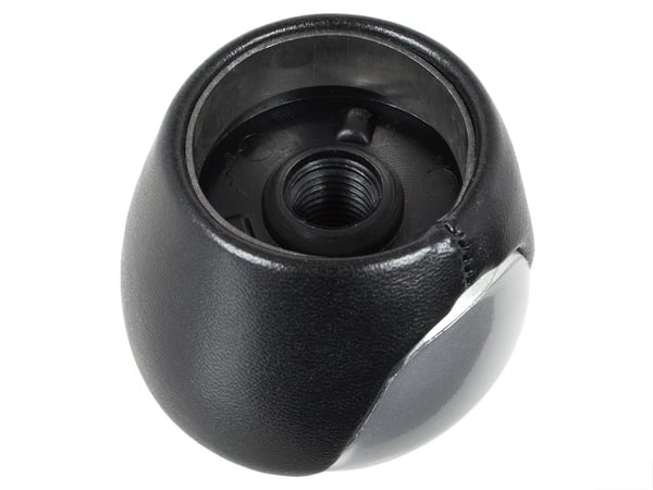 Hyundai Elantra gearstang knap sort og krom halvmat 5 gear