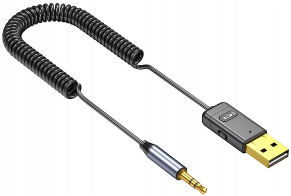 Bluetooth 5.0 -äänivastaanotinsovitin USB AUX -laitteeseen