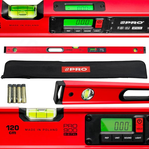 PRO900 NIVEAU MED ELEKTRONISK AFLÆSNING 100 CM - 100-E2-100