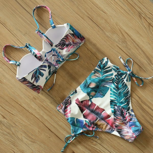 Boho shaping badedragt bikinisæt i to dele, plus størrelse XL Boho shaping badedragt bikinisæt i to dele, plus størrelse M