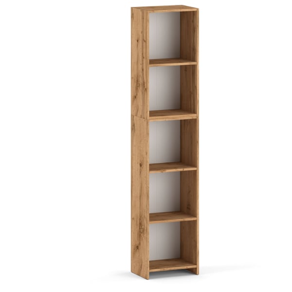 Wotan Oak Office Kirjahylly 40 CM Lelukansiot Puinen Parvi