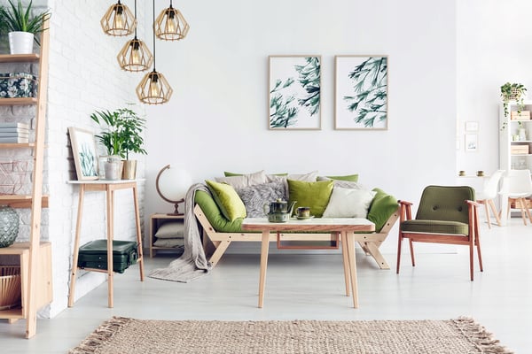 MODERNI PUINEN LED-KATTOVALAISIN
