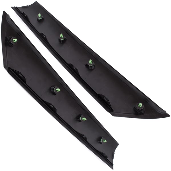 MINI R55 A-stolpe yttre täcklist SVART GLANS vänster + höger 2 st. SET