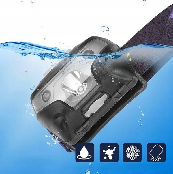 FORLYGTE BATTERI FORLYGTE LED LAMPE 5 MODES + USB KABEL