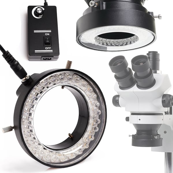 Techrebal justérbar 56x LED-belysning til mikroskop