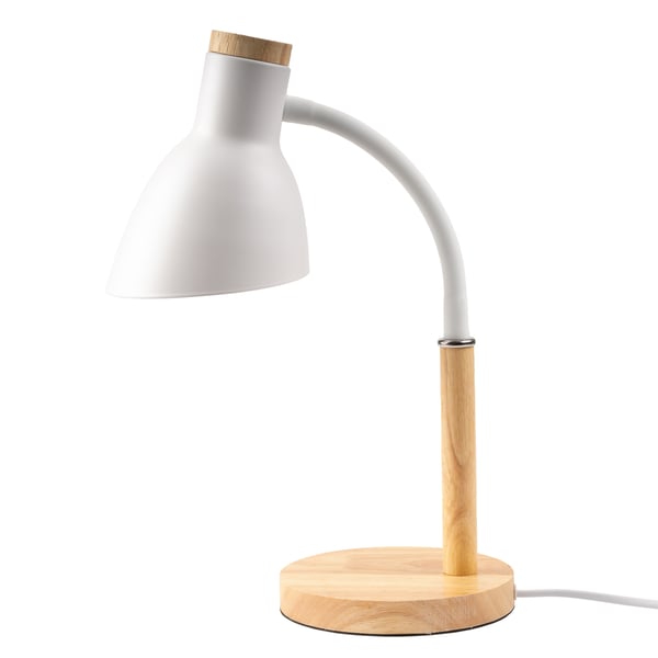 Pöytälamppu koululamppu piirustuslampptu pöydän koristelampptu E27 NIKO Valkoinen Lumiled