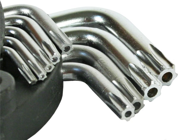 TORX-AVAINSARJA TYYPPI L T10-T50 9 KPL LYHYT - E-400-2650