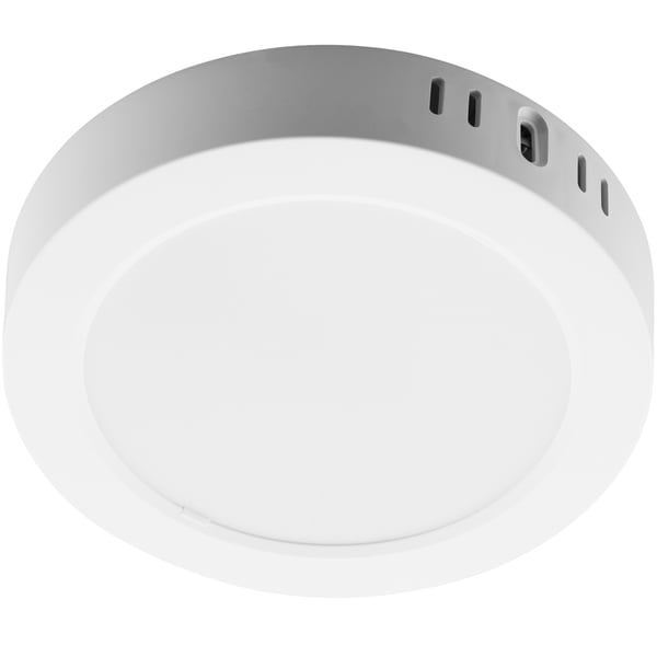 Takmontering LED-taklampa 12W rund 4000K GLOW vit LUMILED