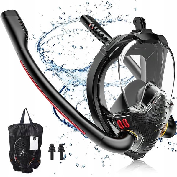 Helmask för snorkling i vatten S/M
