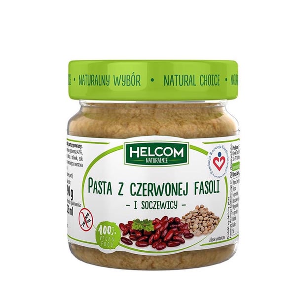 Helcom punapapu-linssipasta 190g
