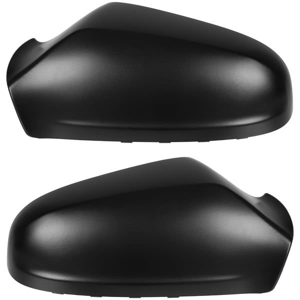Opel Astra III H 04-14 vänster + höger backspegelkåpa MATTSVART 2-DELARS SET
