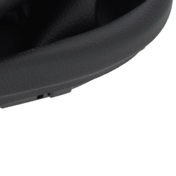 Seat Leon II 05-13 SVART ECO LÄDER växelspaksknopp + damask med ram 6 VÄXLAR
