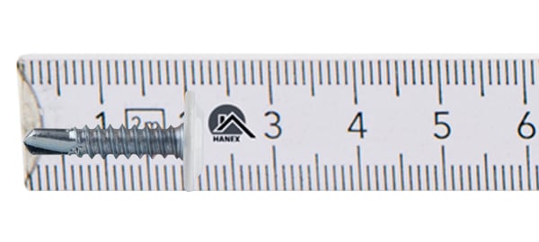 GM-B monteringsforbindelser 4,2x19mm RAL 9010
