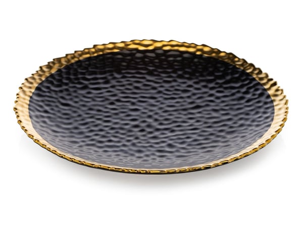 Kati Black Gold sæt med 8 tallerkener