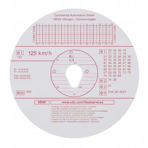 Original Kienzle 125-24 EC 4 K skivor - 100 st.