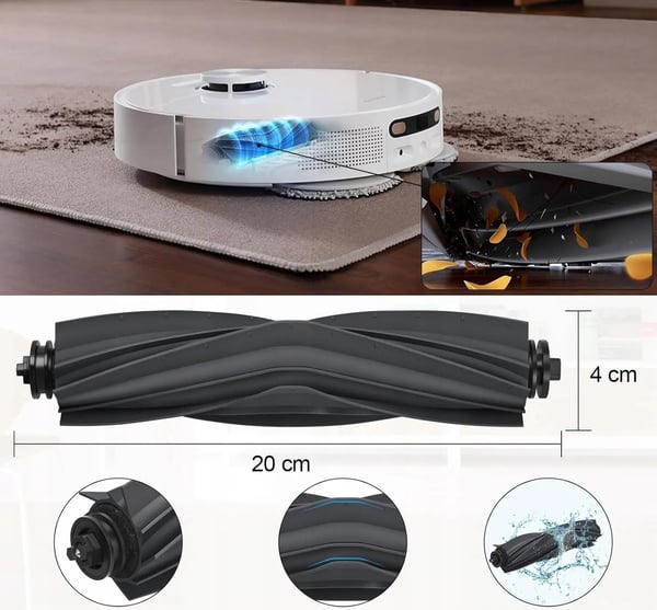 Xiaomi Mi Robot X10+ X20+ S10 Dreame L10 L10S set med påsar, moppar och borstar