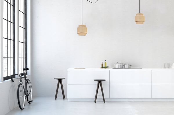 Hængende lampe, loftslysekrone, lampeskærm, boho juta
