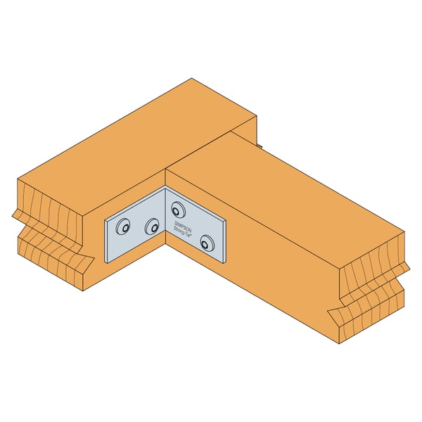 Perforerad vinkelkontakt ANPS204440 40x40x2,0x40 mm