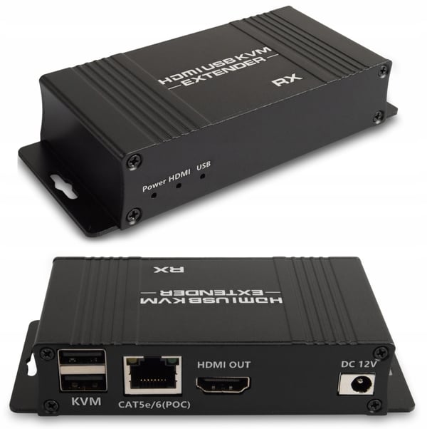 JATKOJOHDAIN HDMI LAN KVM USB RJ45 60M ETHERNET LOPOUT
