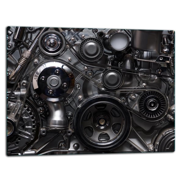 Glas skärbräda 52x40 motor