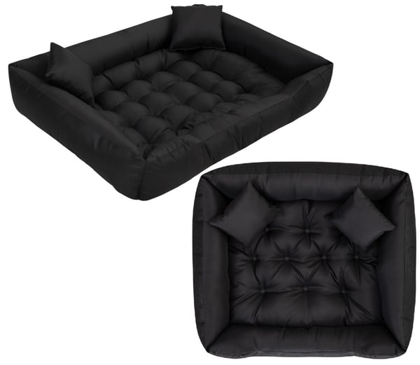 Hundeseng kennel ECCO 75x65 cm vandtæt sort Hundeseng kennel ECCO 75x65 cm vandtæt sort