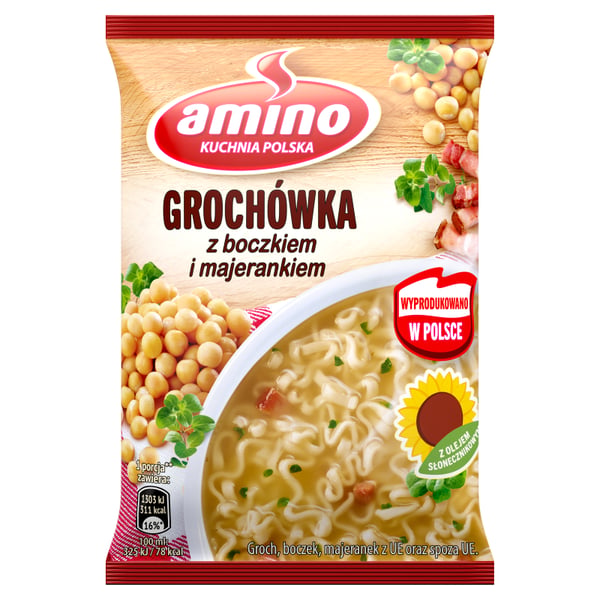 Amino Pikahernekeitto pekonilla ja majoranilla 65 g