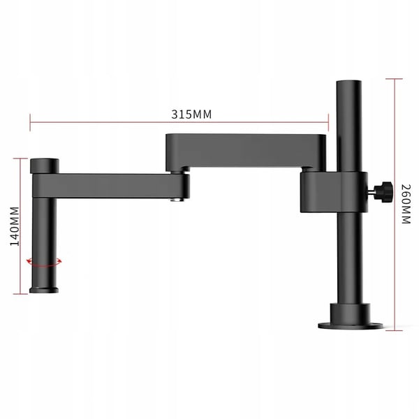 Universalarm til Rosfix 315 mm stereoskopisk mikroskop