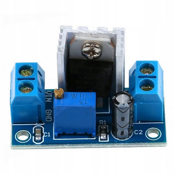Justerbar stabilisator LM317 1,5A 37V