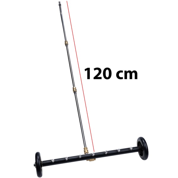Spollans för underrede 275 bar 7 munstycken 40° snabbkoppling 1/4" 3 lansetter 126 cm