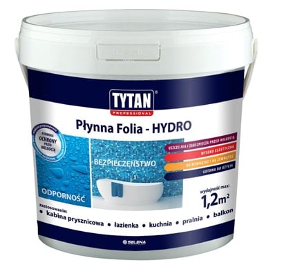 Nestemäinen hydro TYTAN -kalvo 1,2 kg harmaa - sileä kalvo 1,2 Nestemäinen hydro TYTAN -kalvo 1,2 kg harmaa - sileä kalvo 1,2