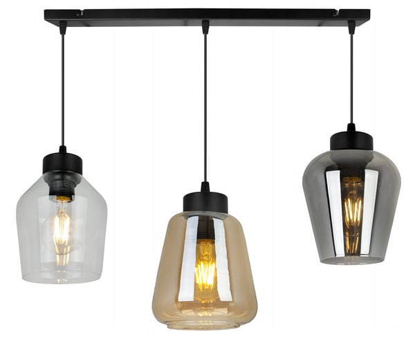 MODERNE ELEGANT HÆNGELAMPE MED GLASSKÆRM