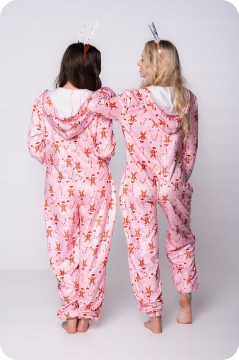 Kigurumi-pyjamasdragter med jumpsuit og peberkage