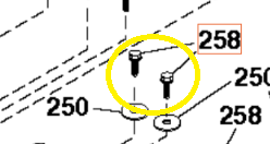 Skrue CTH 224TFI Husqvarna 584953901 Skrue CTH 224TFI Husqvarna 584953901