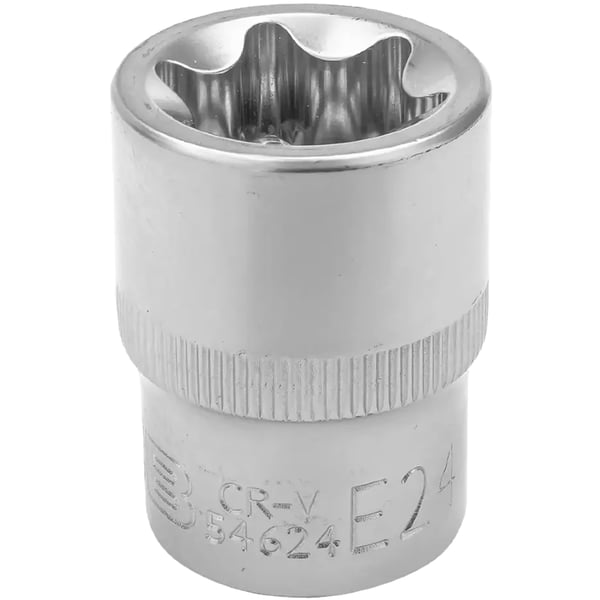 JCB TORX-hylsy 1/2" Cr-V E24 -avain