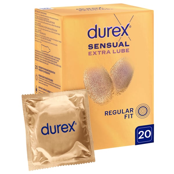 Durex Sensual extra glidmedel 20 st