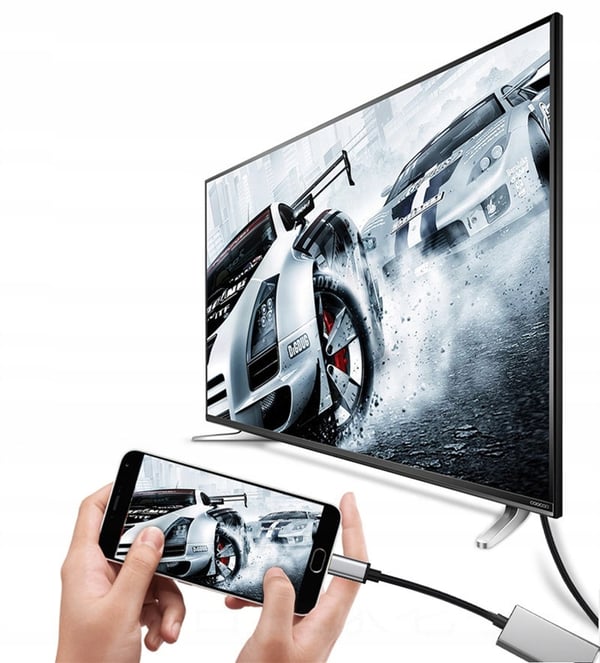 USB-C adapteri hubpi HDMI-sovitin 4K 30Hz 3840x2160p Thunderbolt 3.0