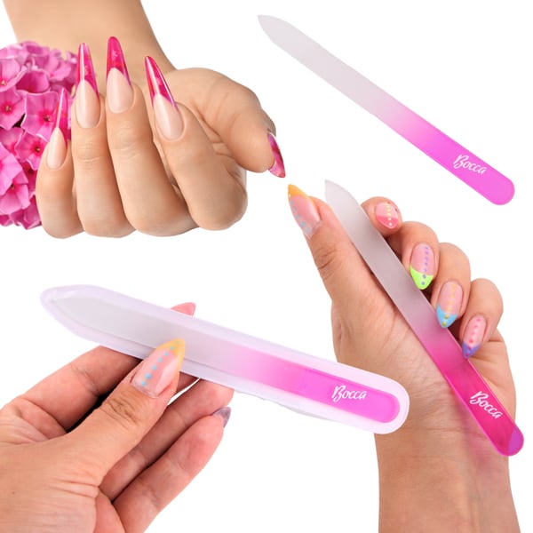 14 cm nagelfil glas tvåsidig manikyr