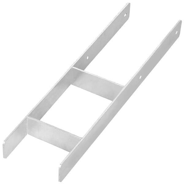 H-formet pilestolpe til indstøbning, konsol, galvaniseret stålankle, 150 mm