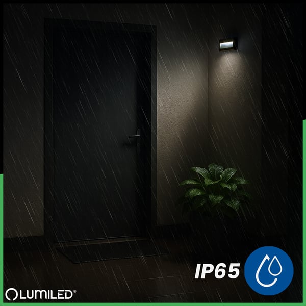 Puutarhan ulkoporrasvalaisin Julkisivuseinävalaisin CCT 3000-6500K LED 4W IP65 VIREO LUMILED