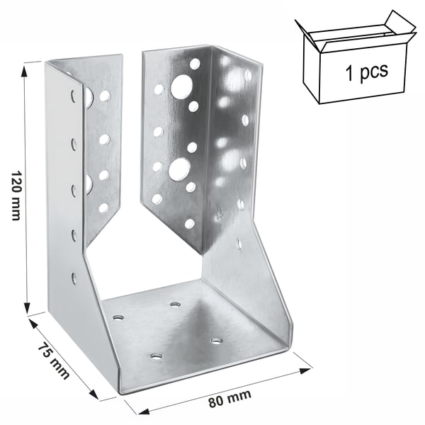 Balkhängare WZ82 80x120x75x2,0 mm