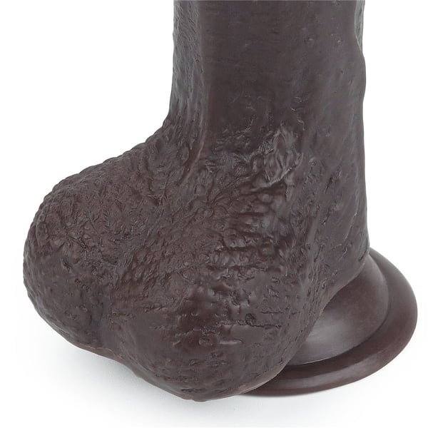 Lovetoy liukuvan ihon kaksoiskerrosdildon 7.0'' (musta)