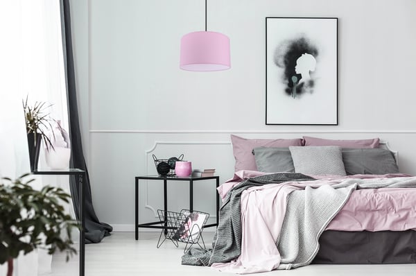 LOFTHÆNGENDE LAMPE LYKRONE LAMPESKÆRM FARVER