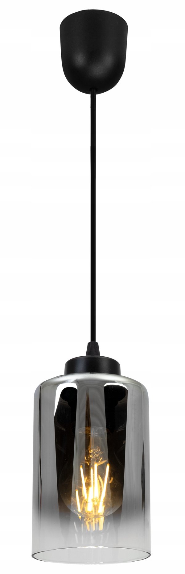 MODERNE ELEGANT HÆNGELAMPE MED GLASSKÆRM