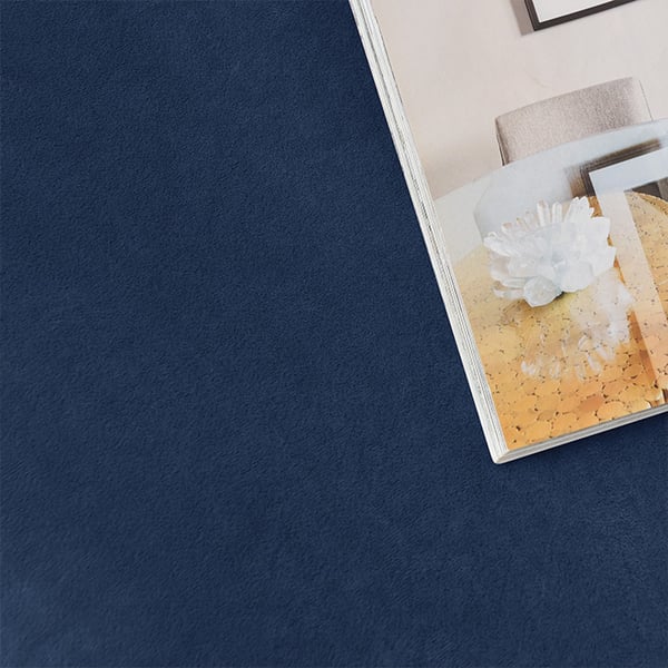 Päällinen pieneen nojatuoliin S, samettia, tummansininen