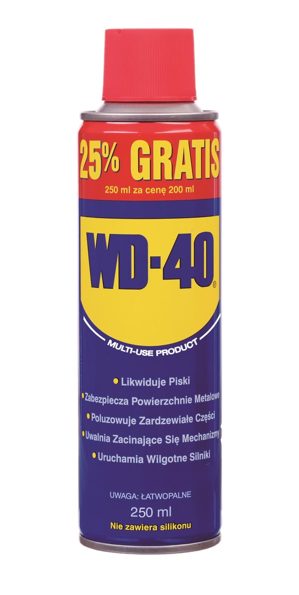 WD-40 MULTIFUNKTIONEL PRÆPARATION 200ML + 25% GRATIS - WD-40 250*