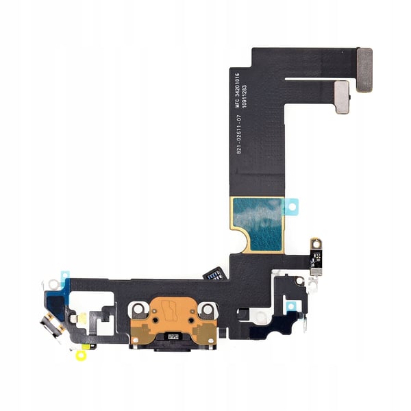 Laddningsuttag flexkabel iPhone 12 mini OEM svart