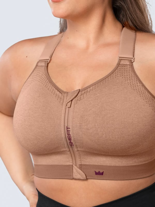 Shefit Beige matalatukinen urheilurintaliivi 2XL