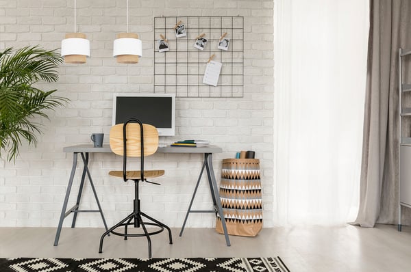 Hængende lampe, loftslysekrone, lampeskærm, boho juta