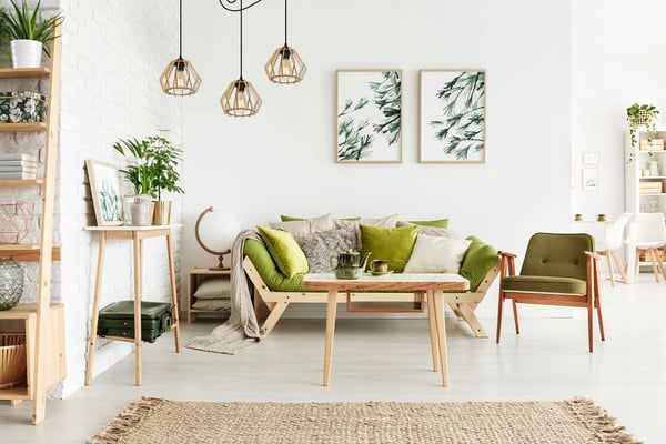 MODERNI PUINEN LED-KATTOVALAISIN