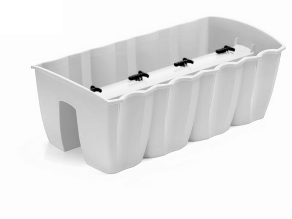 Crown DCRO600 räcke blomkruka vit
